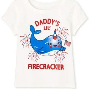 Children's Place "Daddy's Lil Firecracker" Tee
